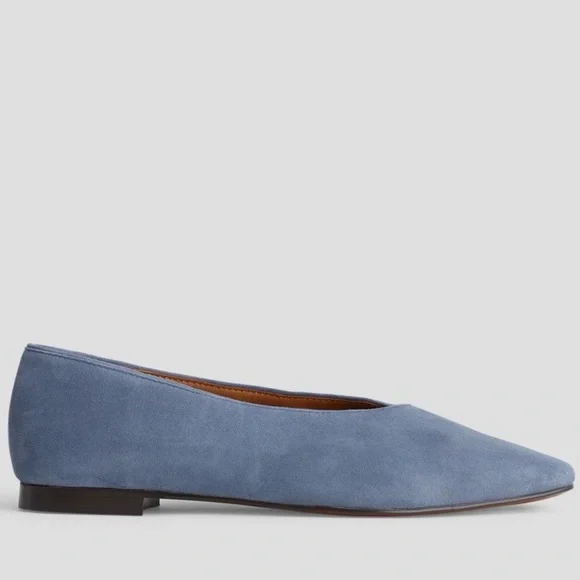 NWT! MADEWELL Women’s The Mylie Ballet Flat in Basalt Blue Suede Size 9.5 no box - Picture 15 of 15